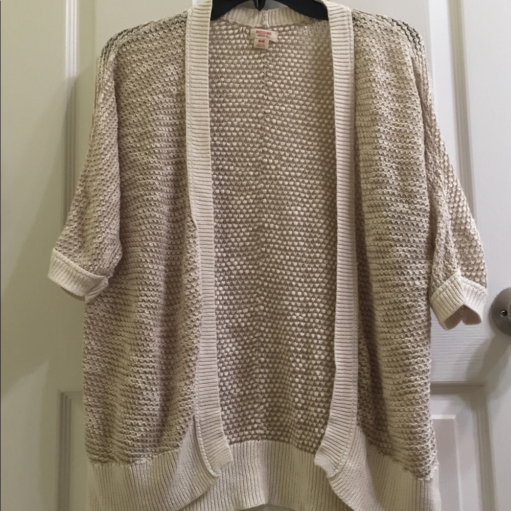 Mossimo Supply Co. Tan Cardigan